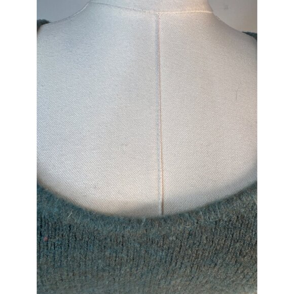 2/$30 ZARA Green Knit Small Tweed Crop Top Cozy Stretchy Tank - Picture 8 of 9